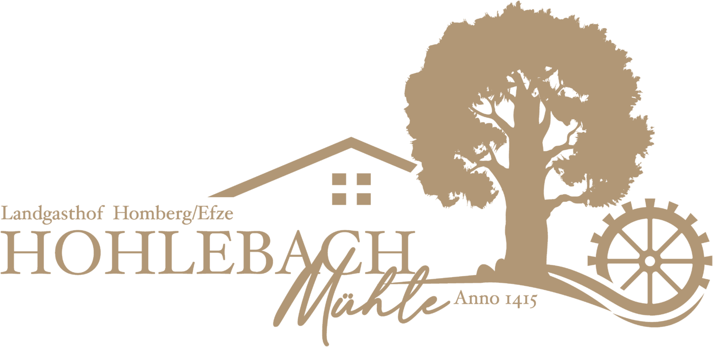 Das Logo der Hohlebach Mühle - Landgasthof in Homberg/Efze