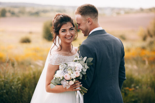 Fotoshoot bei der Hochzeit auf den ersten Blick