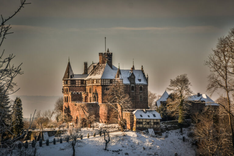 Das Schloss Berlepsch bei Witzenhausen in Nordhessen