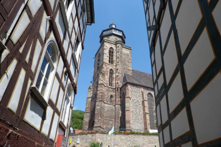 Kirchturm der Marienkirche in Homberg Efze